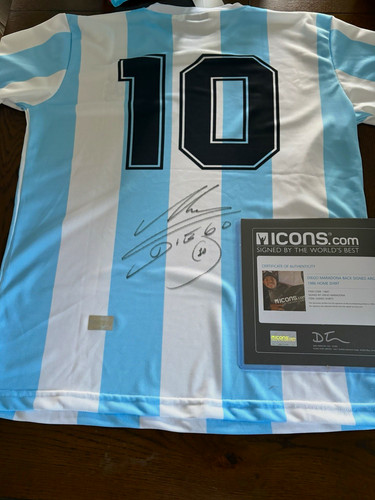 Maglia posteriore firmata