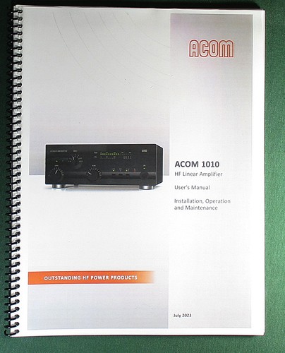 Manuale utente acom - utente, 1010
