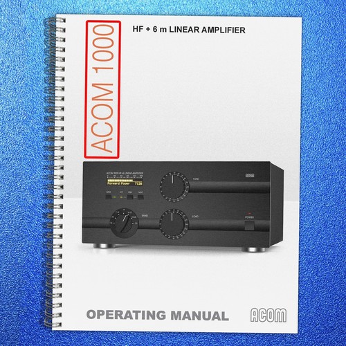 Acom 1000 linear amplifier - acom,